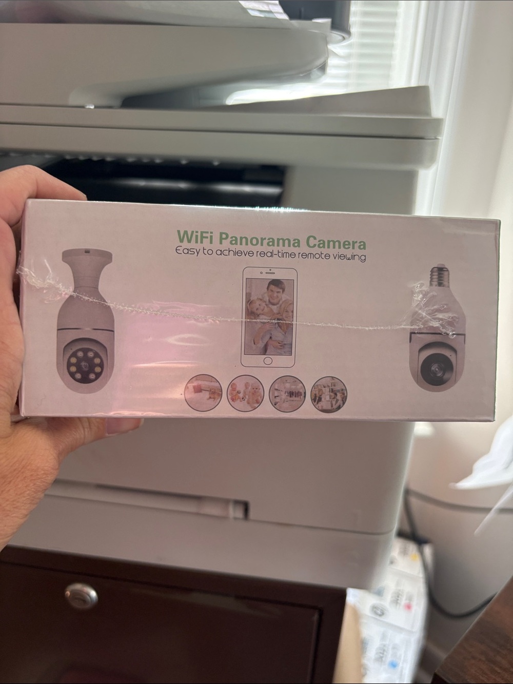 White Home Smart Bulb Camera - WiFi 360° Pan & Night Vision - Picture 6 of 6